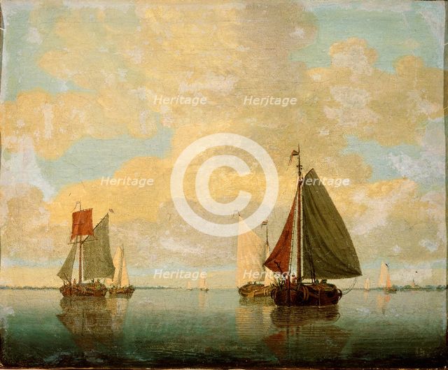 'Sailing Boats', 17th century. Artist: Willem van de Velde the Younger