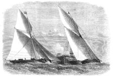 Sailing-match of the Royal Thames Yacht Club, 1868. Creator: Unknown