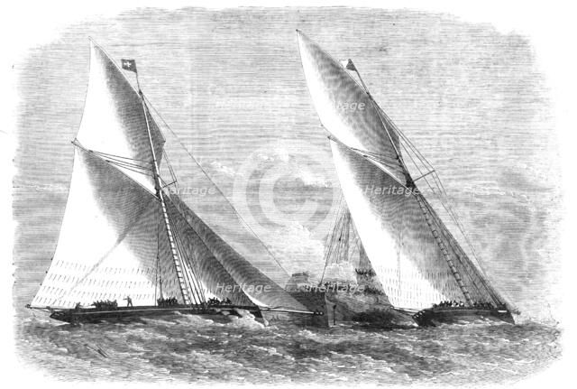 Sailing-match of the Royal Thames Yacht Club, 1868. Creator: Unknown.
