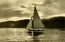 Sailing on the Wörthersee, Carinthia, Austria, c1935. Creator: Unknown