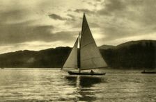 Sailing on the Wörthersee, Carinthia, Austria, c1935. Creator: Unknown