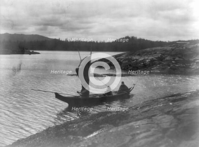 Sailing-Qagyuhl, c1914. Creator: Edward Sheriff Curtis.