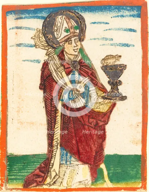 Saint Conrad of Constance, 1480/1490. Creator: Unknown.