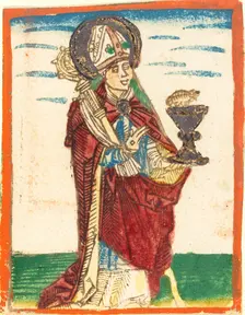Saint Conrad of Constance, 1480/1490. Creator: Unknown