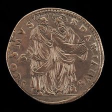Saint Cosmas and Saint Damian, 1500/1571. Creator: Benvenuto Cellini