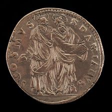 Saint Cosmas and Saint Damian, 1500/1571. Creator: Benvenuto Cellini