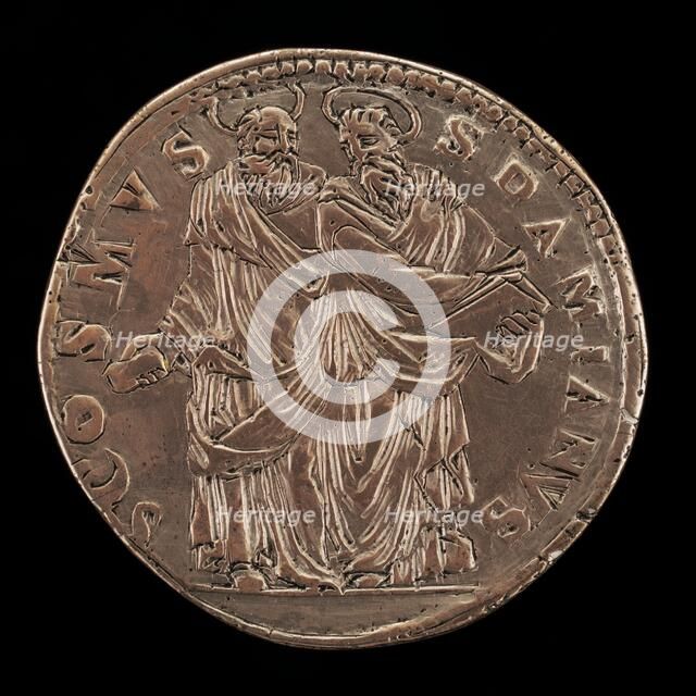 Saint Cosmas and Saint Damian, 1500/1571. Creator: Benvenuto Cellini.