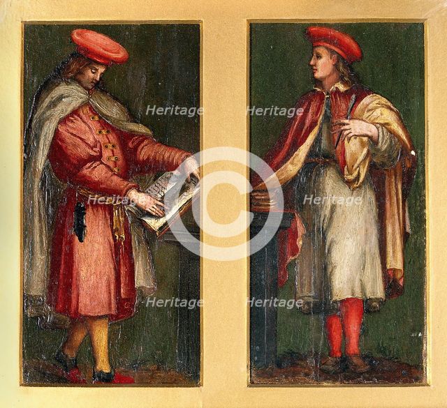 Saint Cosmas and Saint Damian, c16th century. Creator: Unknown.