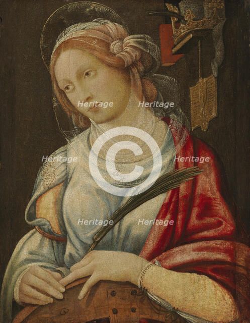 Saint Catherine, 1450-1516. Creators: Giovanni Battista Bertucci I, St Catherine of Alexandria.