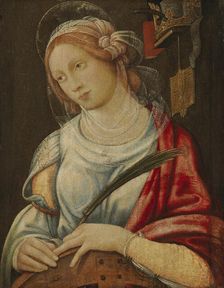Saint Catherine, 1450-1516. Creators: Giovanni Battista Bertucci I, St Catherine of Alexandria