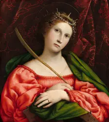 Saint Catherine, 1522. Creator: Lorenzo Lotto