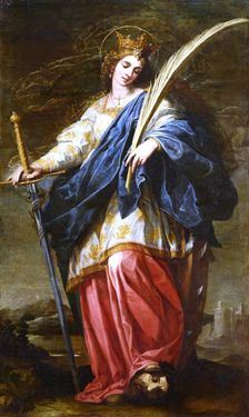 Saint Catherine, 1637. Creator: Vicencio Carducho