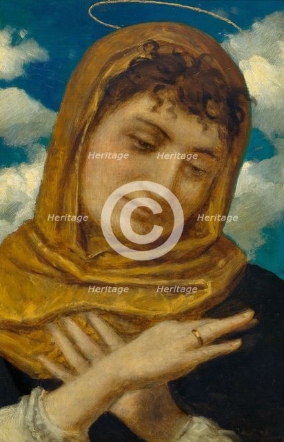 Saint Catherine, 1880. Creator: Böcklin, Arnold (1827-1901).
