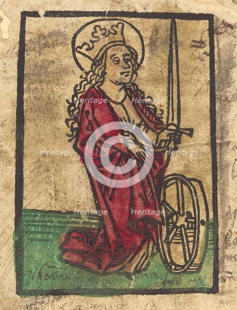 Saint Catherine of Alexandria, 1475/1485. Creator: Unknown.