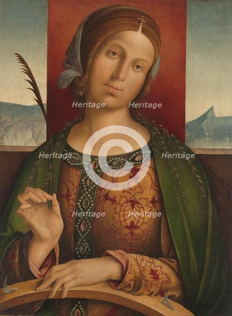 Saint Catherine of Alexandria, 1500-1530. Creator: Francesco Zaganelli.