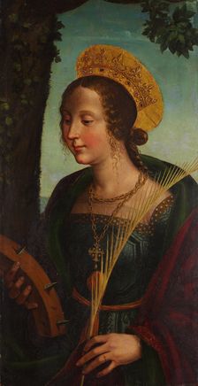 Saint Catherine of Alexandria, 1510-1520. Creator: Giovanni Martino Spanzotti
