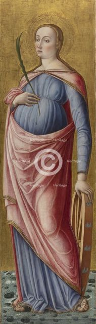 Saint Catherine of Alexandria.