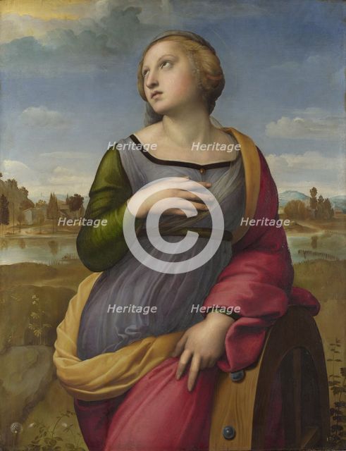 Saint Catherine of Alexandria, ca 1507. Artist: Raphael (1483-1520)