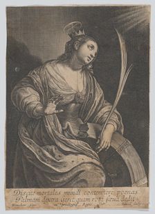 Saint Catherine of Alexandria, ca. 1630. Creator: Charles David