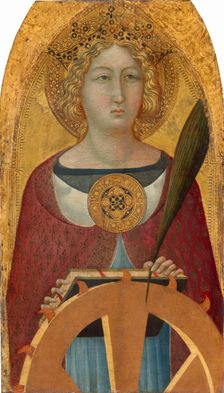 Saint Catherine of Alexandria, c. 1335/1340. Creator: Bartolommeo Bulgarini