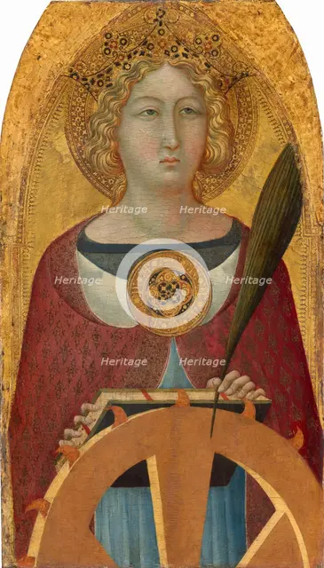 Saint Catherine of Alexandria, c. 1335/1340. Creator: Bartolommeo Bulgarini.