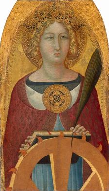 Saint Catherine of Alexandria, c. 1335/1340. Creator: Bartolommeo Bulgarini