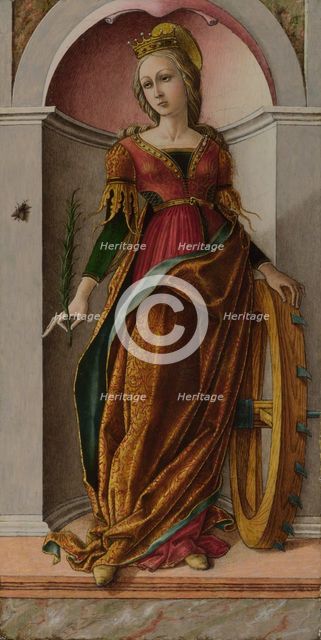 Saint Catherine of Alexandria, c. 1492. Artist: Crivelli, Carlo (c. 1435-c. 1495)