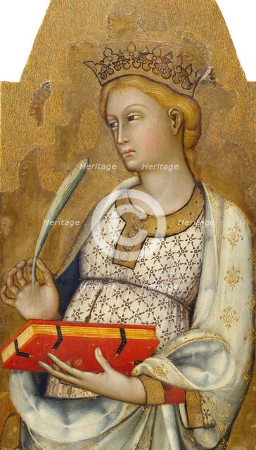 Saint Catherine of Alexandria, c1400-1410. Creator: Paolo di Giovanni Fei.