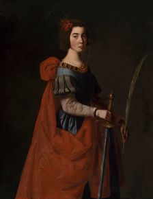 Saint Catherine of Alexandria, c1650-1660. Creator: Zurbarán, Francisco, de (1598-1664)