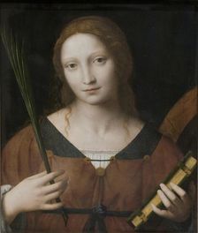Saint Catherine of Alexandria, First quarter of 16th century. Creator: Luini, Bernardino (ca. 1480-1532)