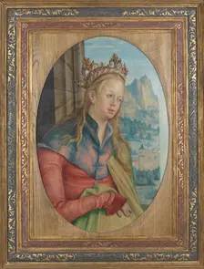 Saint Catherine of Alexandria-Fragment of a Triptych Wing, c1511. Creator: Hans von Kulmbach