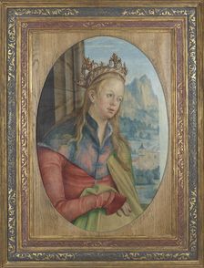 Saint Catherine of Alexandria-Fragment of a Triptych Wing, c1511. Creator: Hans von Kulmbach