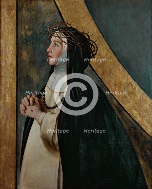 Saint Catherine of Siena, between c1612 and c1614. Creator: Juan Bautista Maino.