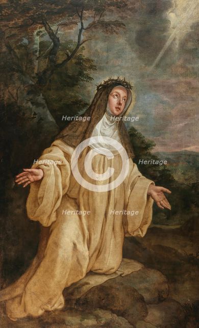 Saint Catherine of Siena. Creator: Crayer, Caspar de (1584-1669).
