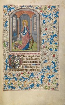 Saint Catherine; Arenberg Hours, early 1460s. Creator: Willem Vrelant