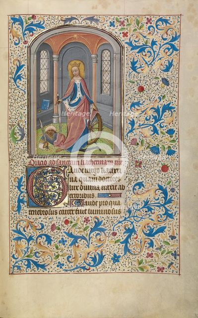 Saint Catherine; Arenberg Hours, early 1460s. Creator: Willem Vrelant.