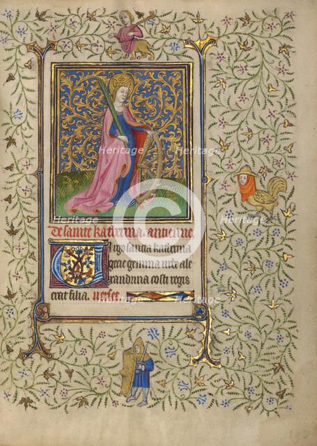 Saint Catherine; Book of Hours, about 1410. Creator: Unknown.