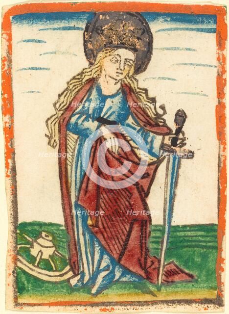 Saint Catherine, c. 1480. Creator: Unknown.