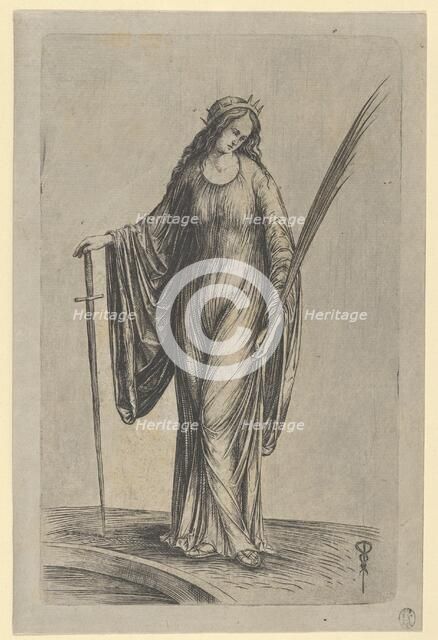 Saint Catherine, ca. 1501-3. Creator: Jacopo de' Barbari.