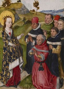 Saint Catherine Converting the Scholars, c1480. Creator: Unknown