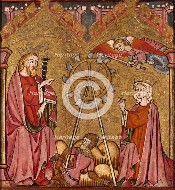 Saint Catherine Delivered from the Wheel, 1375/1400. Creator: Unknown.