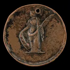 Saint Catherine [reverse], 1513/1530. Creator: Unknown