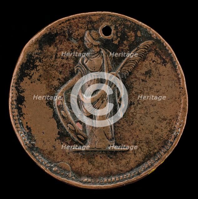 Saint Catherine [reverse], 1513/1530. Creator: Unknown.