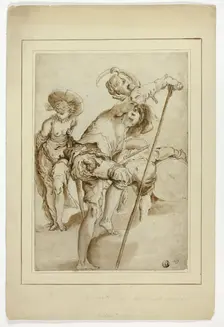 Saint Catherine with Two Men, n.d. Creator: Abraham Bloemaert