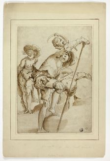Saint Catherine with Two Men, n.d. Creator: Abraham Bloemaert