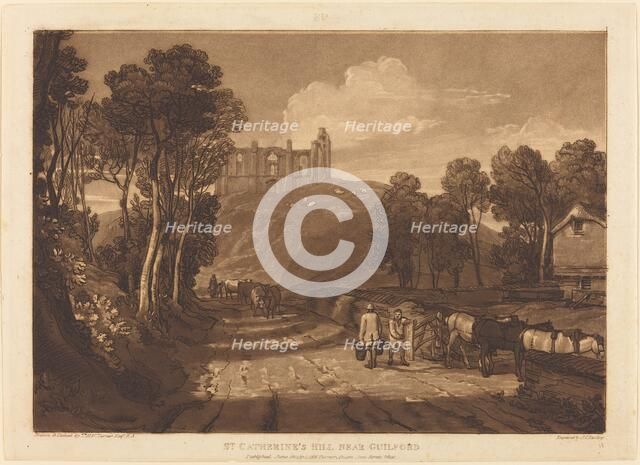 Saint Catherine's Hill Near Guilford, 1811. Creator: JMW Turner.