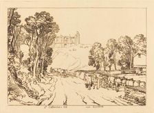 Saint Catherine's Hill Near Guilford, published 1811. Creator: JMW Turner