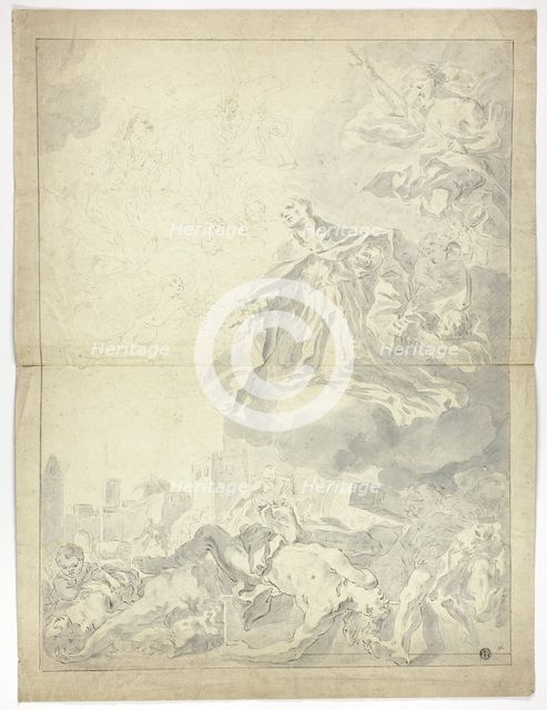 Saint Cajetan of Thiene Interceding for Victims of the Plague, n.d. Creator: Unknown.