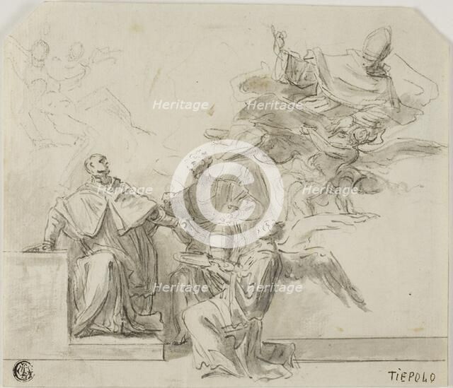 Saint called to Papal Chair, n.d. Creator: Domenico Mondo.