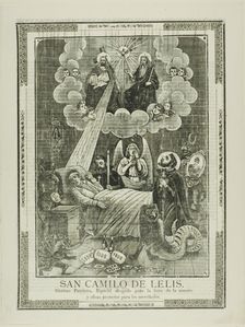 Saint Camilo de Lelis, n.d. Creator: José Guadalupe Posada